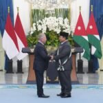 Prabowo Subianto Terima Tanda Kehormatan Tertinggi Al-Nahda dari Raja Yordania Abdullah II