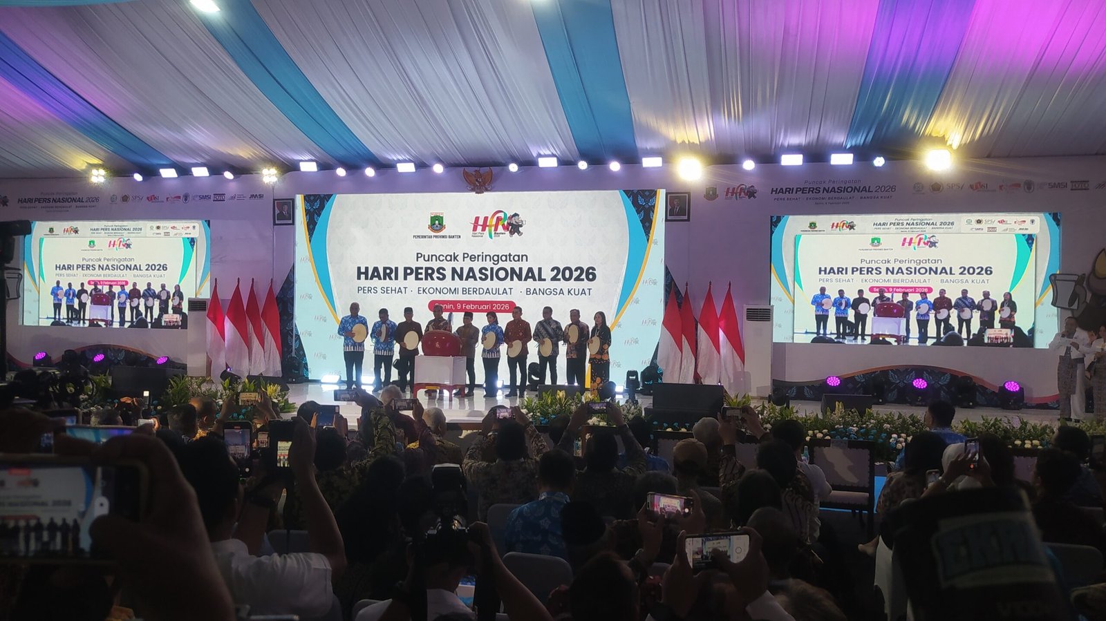 Puncak Hari Pers Nasional 2026 Digelar di Serang, Tekankan Konsolidasi Insan Pers Hadapi Disrupsi