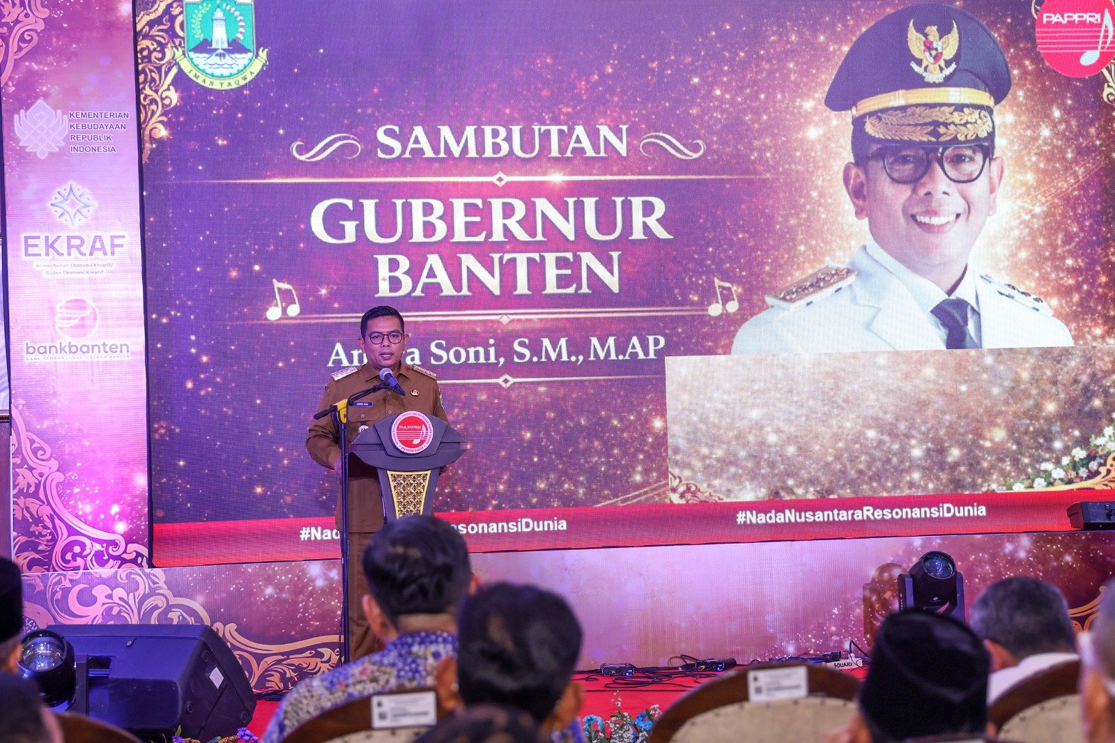 Hari Musik Nasional 2026, Gubernur Banten Andra Soni: Musik Harus Jadi Pemersatu dan Penggerak Ekonomi