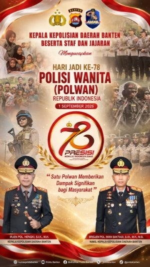 78 Tahun Polwan, Kapolda Banten Apresiasi Dedikasi Polisi Wanita untuk Masyarakat