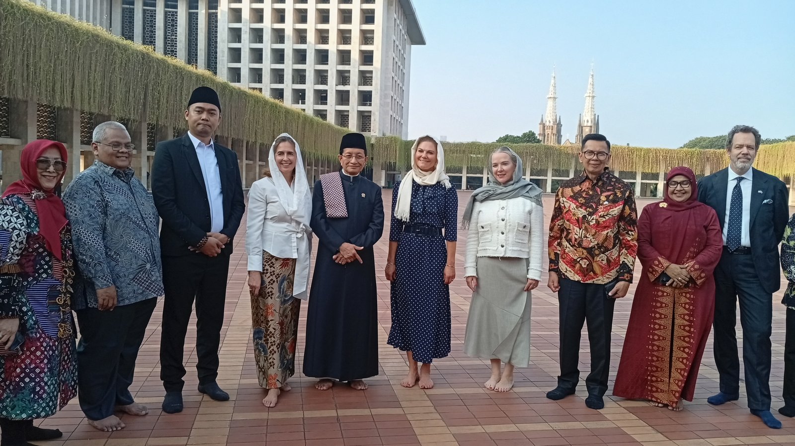 Putri Mahkota Victoria dari Swedia Kunjungi Eijkman, Istiqlal, dan Katedral Jakarta