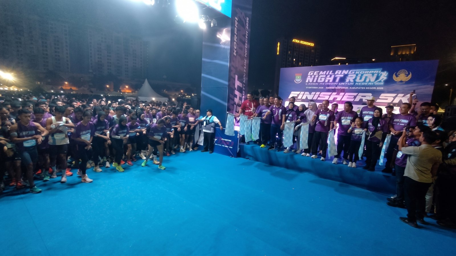 GEMILANG! KORPRI Night Run 2026 Meriahkan HUT KE-394 Kabupaten Tangerang, Diikuti Belasan Ribu Peserta.