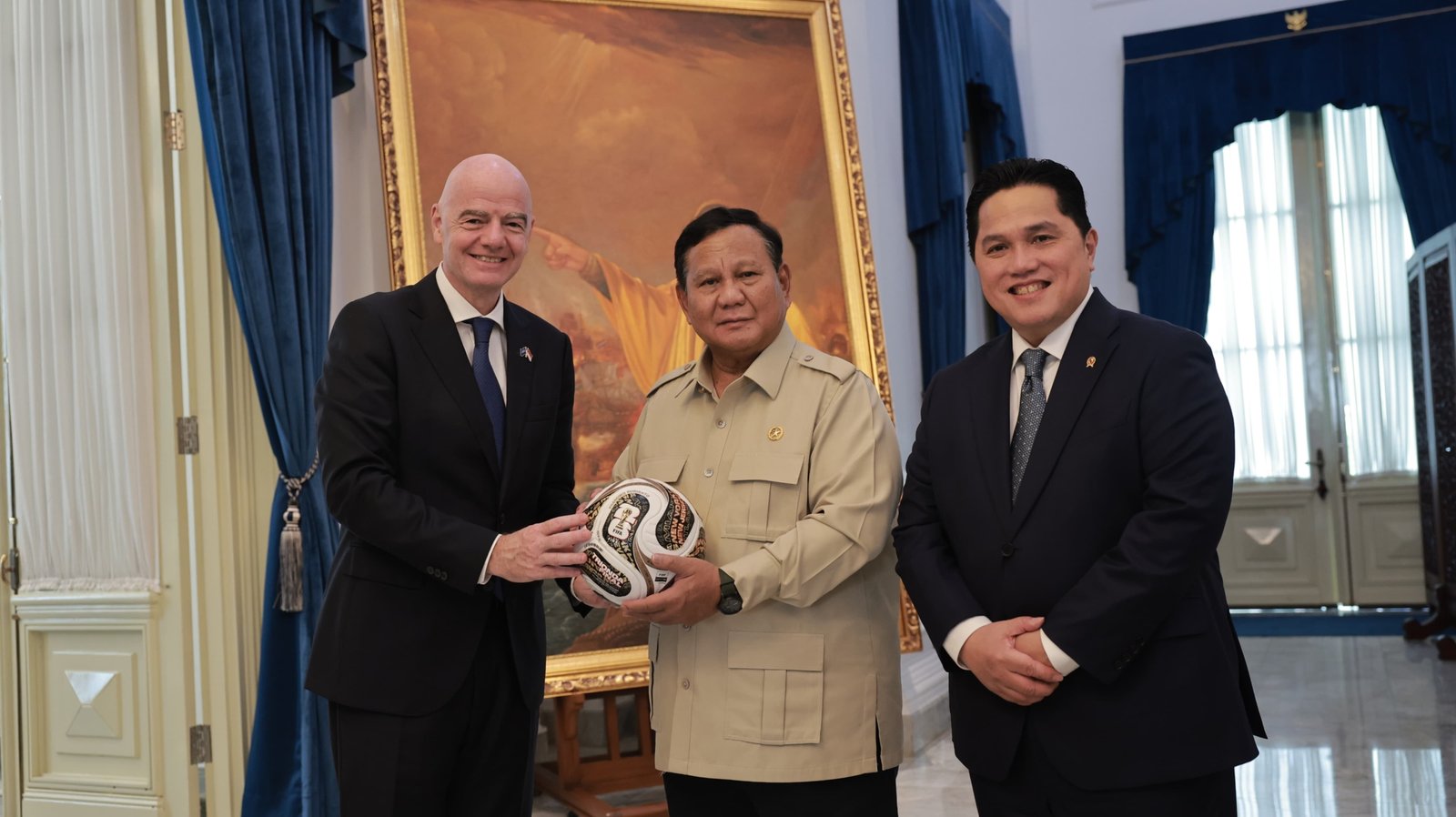 Terima Presiden FIFA di Istana, Prabowo Dorong Fasilitas Olahraga Daerah Dikelola Bersama Klub