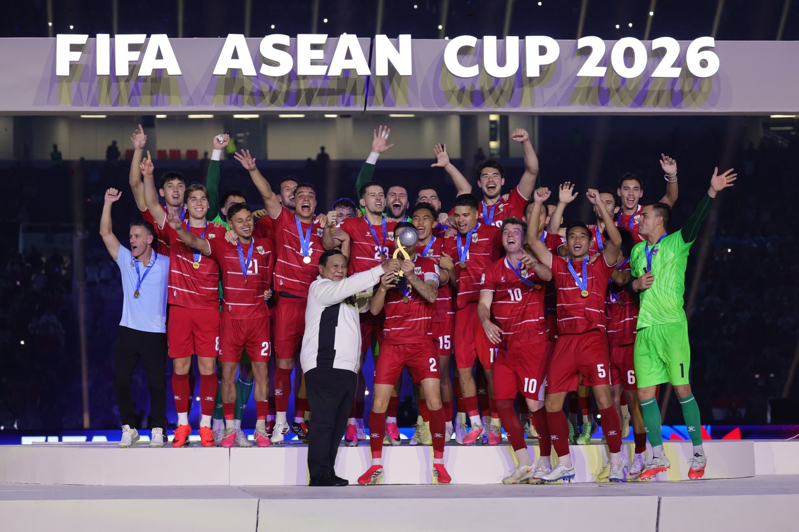 Indonesia Juara FIFA ASEAN Cup 2026, Prabowo: Membanggakan!